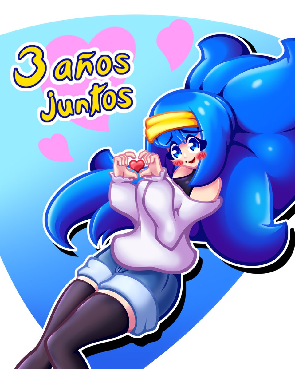 Lyra_CasiMagica's tweet photo. 🌠Buenas mis lindas estrellitas :3💙
Hoy es un dia especial, porque hoy se cumplen 3 años desde que comencé a dibujar y compartir aqui con ustedes :D🎉
De verdad les agradezco mucho muchote por su apoyo y cariño en todo este tiempo compartido (´▽`ʃ❤ƪ) https://t.co/2H37jkdb2h