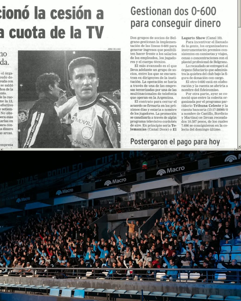 Facu_Priante's tweet photo. #Belgrano | 🏴‍☠️ El 18 de septiembre de 2001, se decretó la quiebra de Belgrano, la pérdida de la vida institucional. 

🤵 Durante el gerenciamiento, Norberto Castaño y Armando Pérez fueron quienes se encargaron del resurgir celeste. 

🗳 El 1 de julio de 2011, a días del histórico ascenso Monumental, el club regresaba a mano de sus socios y Armando se convertía en el nuevo presidente de la institución. 

👏 Con Armando en la presidencia, el Pirata clasificó a copas internacionales, se agigantó el Predio de Villa Esquiú -lleva su nombre-, y regresó al Julio César Villagra; entre otros hitos en su mandato. 

🔝 En la actualidad, 25 años después, Belgrano goza de un presente extraordinario bajo la conducción de Luis Fabián Artime: campeón del fútbol argentino, estatuto modernizado y con un crecimiento exponencial en infraestructura. 

❤️‍🩹 Para valorar y tomar dimensión del presente, siempre es bueno recordar y reflexionar lo transitado en este duro recorrido, permitiendo el retorno más esperado: que Belgrano vuelva a ser un club para todos, para siempre.

📸 foto duplicada @solo_belgrano