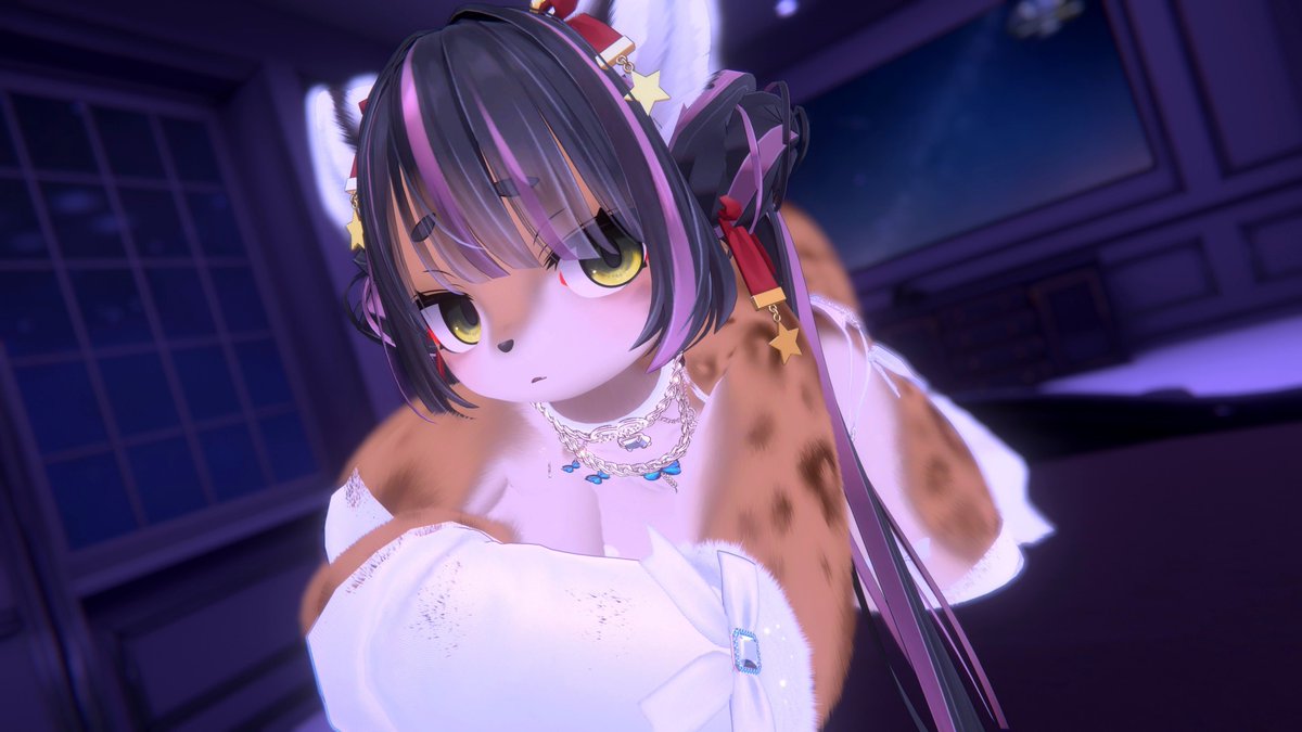 ShinonomeTomoyo's tweet photo. 皆さん、こんにちワン🐺✨
✨٩Ꮚ*´▽｀*Ꮚ۶✨

さて、昨日は昼間にPCのお掃除も出来てエライ‼️
Ꮚ ꒪ཫ꒪;  Ꮚ埃ﾔﾊﾞｲ…

夜は別ゲームで遊んだ後ぶいちゃへ♪
フレンドさんのお写真撮った後眠さがMAXになってそのままＶ睡して終わりw

まぁ睡眠は大切ですからね♪
✨Ꮚo^-'Ꮚb✨

#灰島
#VRChat https://t.co/Wbm0Kn9sQH