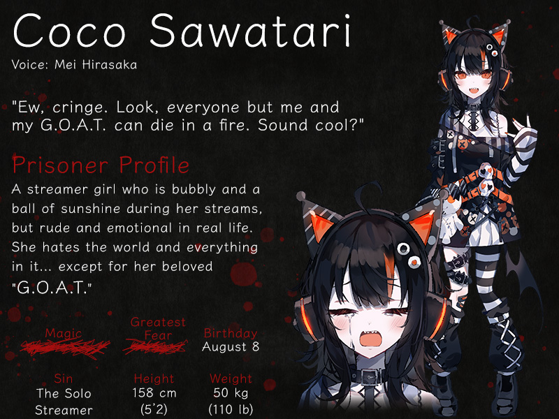 Acacia_X_Global's tweet photo. Prisoner #669 - Coco Sawatari
We will now disclose further information regarding the subject Coco Sawatari. https://t.co/Ls39yqdKbO