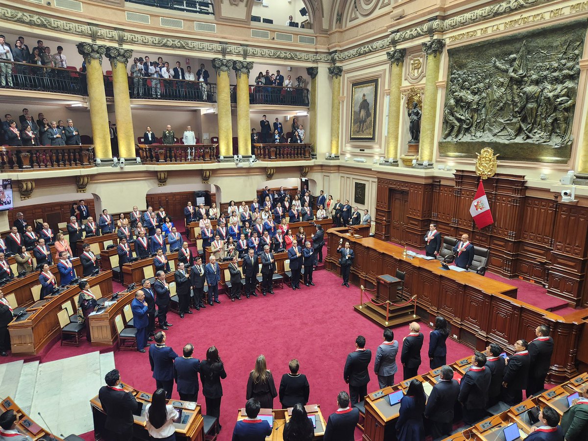 CanadaenPeru's tweet photo. Canadá participó en la sesión solemne conmemorando el 204° aniversario del Congreso de la República 🇵🇪🤝🇨🇦 

¡Felicitaciones por su aniversario @congresoperu ! https://t.co/ws51i1lemI