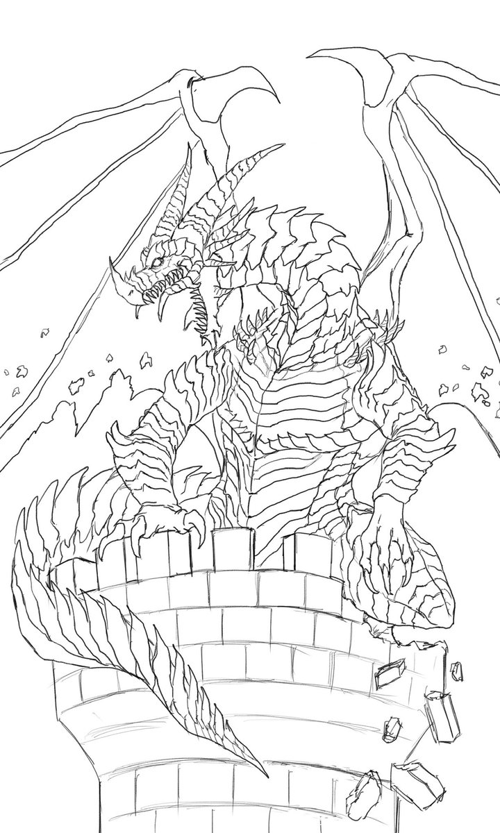 ArtOfDsK's tweet photo. Line art → mid-coloring pass. https://t.co/ZlSX8epnoM