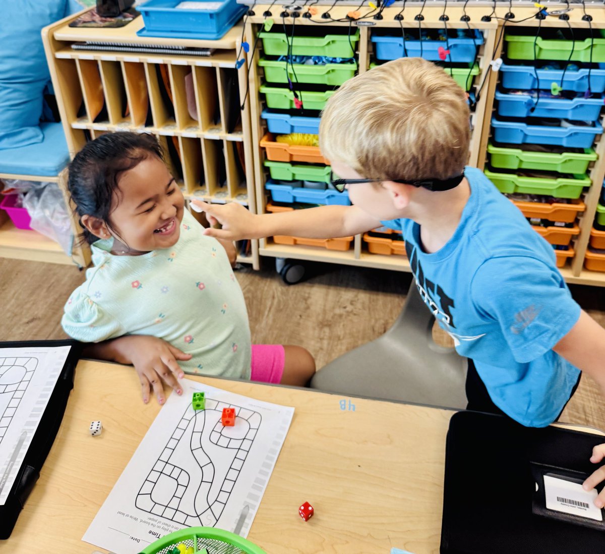 elementarywithB's tweet photo. Game board creation and play- RULES are important! #rulesandlaws #fairandsafe @NatcherElem https://t.co/wyJtYaAfVT
