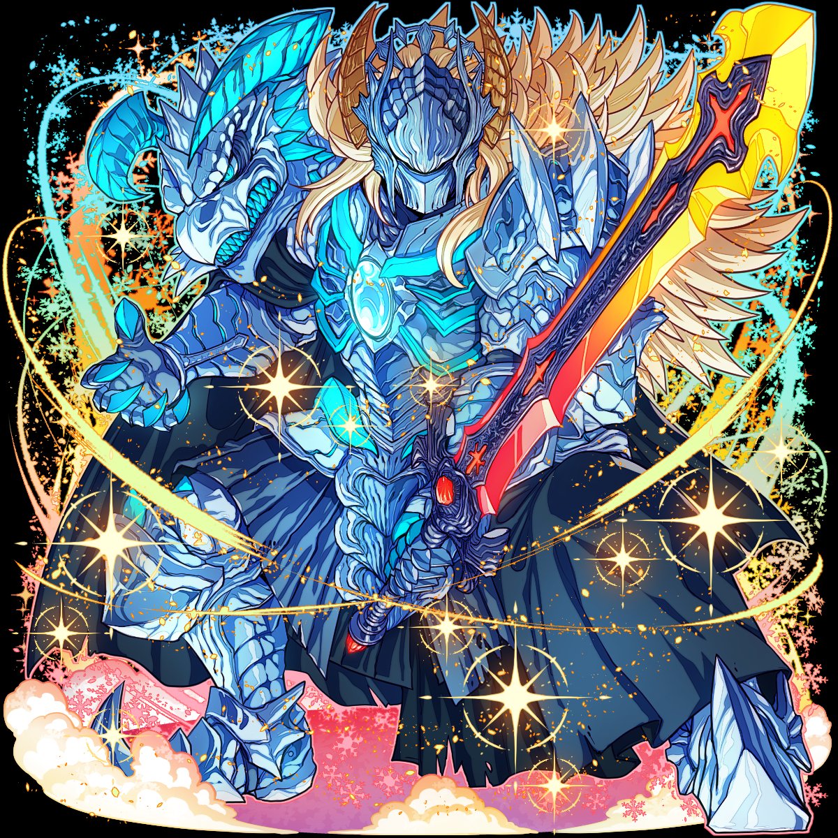 DragonPoker_aso's tweet photo. このカードはGOD進化時に『轟きの戦乙女フリスト』『ドラゴンヘッド』も選択可能じゃ！ひときわ真剣な表情が、この世界で起きていることの深刻さを表しておるのかも？乞うご期待？じゃぞい！ https://t.co/6VygnhdRmI