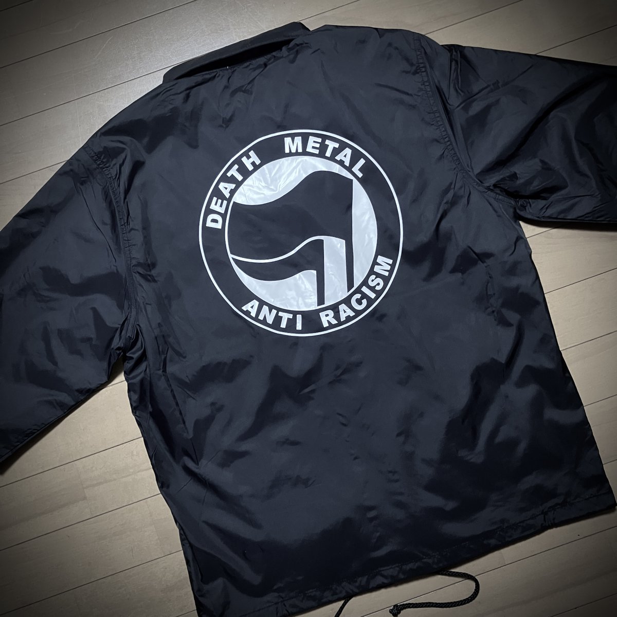 harumagedon's tweet photo. DEATH METAL ANTI RACISM / Love Music - No Hate (Coach Jacket)
試聴・購入→ https://t.co/z6GmTOGFPF
人種差別、外国人排斥にNO!! Love Music - No Hate コーチジャケット。
A2ポスター付き https://t.co/AiW0HgktQY