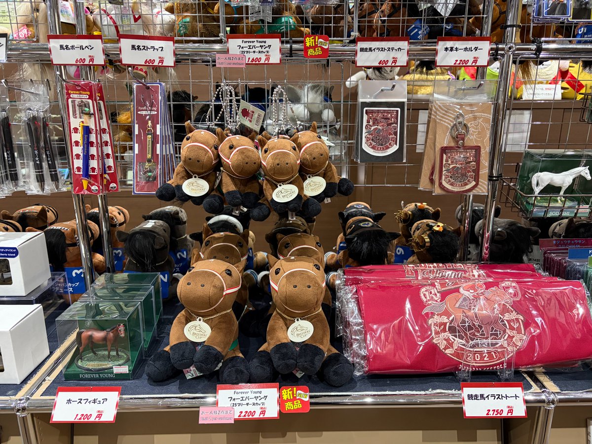 hanimakun's tweet photo. 【平日OPEN☆19時まで】
Gate J.東京（港区西新橋）は、グッズコーナー併設✨
アイドルホースぬいぐるみ『フォーエバーヤング』も、今日から店頭で発売いたします♪　ぜひお立ち寄りください✨

*お電話等でのお取り置きは行っておりません。ご了承ください🙇

https://t.co/QtsMiK1m1J https://t.co/m92HupmTKF