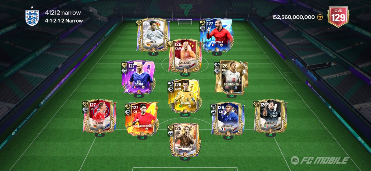 FCMUniverse's tweet photo. Decided to take Dunga... I have already completed the badge so shouldn't have really got him... But he looks pretty good as a CDM... Plus can play CM... Players with alt positions will be much more important after the next update due to the way formation change works.

Dunga stats attached and my 41212 narrow formation

@tutiofifa @EASFCMOBILE @FirstHalfYT @KJavierFM @FCthunder_EA @newcomerFM @VikingFCM