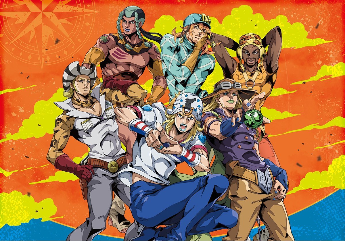animeupdates's tweet photo. New 'JoJo's Bizarre Adventure STEEL BALL RUN' Illustration!

2nd Stage premieres in 1 week https://t.co/atcHuGskGR