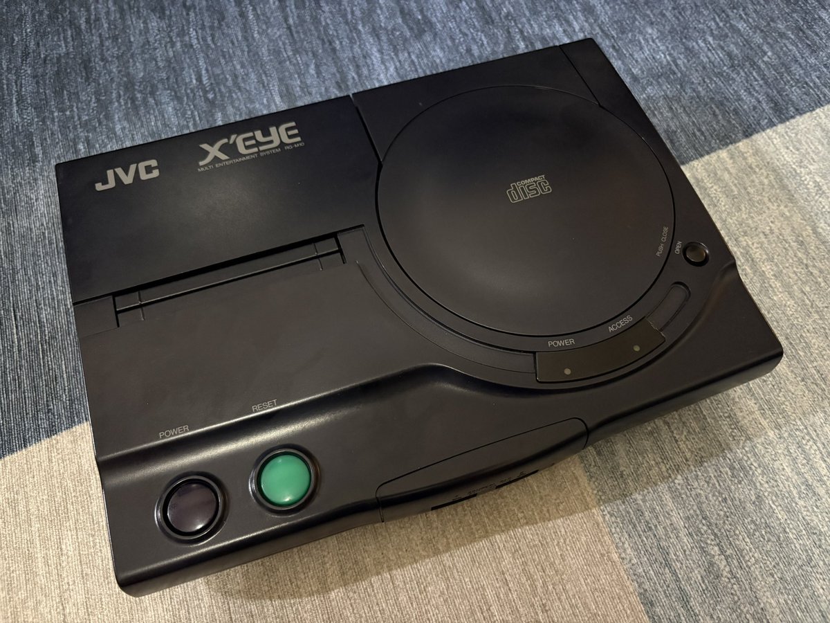 iFixRetro's tweet photo. What happens if you blow your cartridges before inserting it in the system? This. The Sega JVC X'Eye console was displaying a black screen on startup and it wouldn't load up the CD Bios screen or read any cartridges at all due to the missing substrate on both the 68000 and SRAM chip, which sits directly above the cartridge slot. I had to press the chips down, only to see it booting up, but not consistently. Anyways I removed the two chips and uncovered the missing substrate and reworked on both of those chips' pads and as soon as I soldered both chips back on, it started working again! With that working again, FRAM chip has been installed, system has been recapped, and new lens swapped out on the system! It's back up and running again!