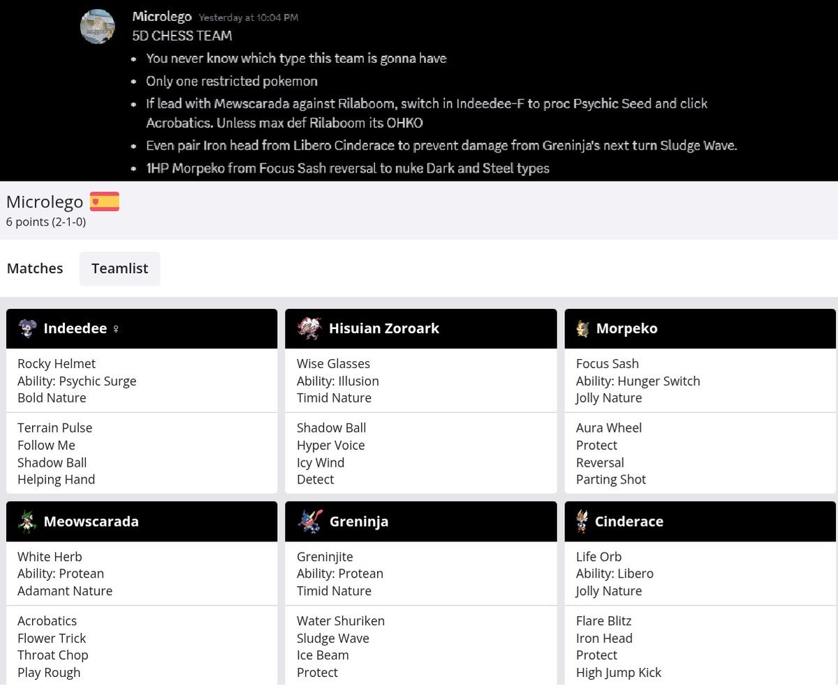 DevinTLegend's tweet photo. This team won our voting out of 100+ teams

Triple protean 👀 https://t.co/Wv9vTVFrBT
