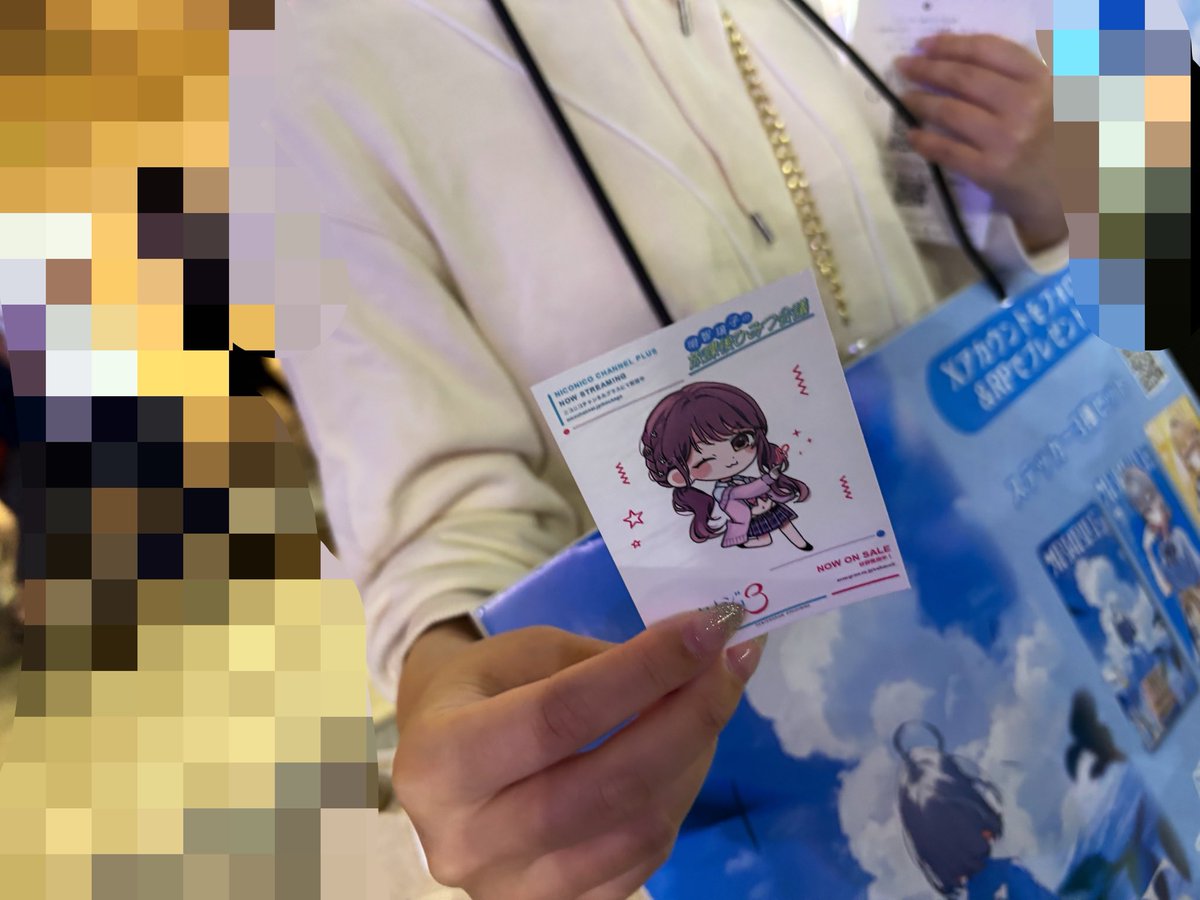 akc_houkago's tweet photo. ステッカーは本日も #エンターグラム さんのブースにて配布中です✨

ホール3を通られる際にはぜひお立ち寄りください🫶

盛りだくさんのエンターグラムブースですが、#制服カノジョ3 、そして #明智会議 も盛り上げていきますよー！🙌

#東京ゲームショウ #TGS2026 #明智璃子 https://t.co/Ov9dLDfFdF