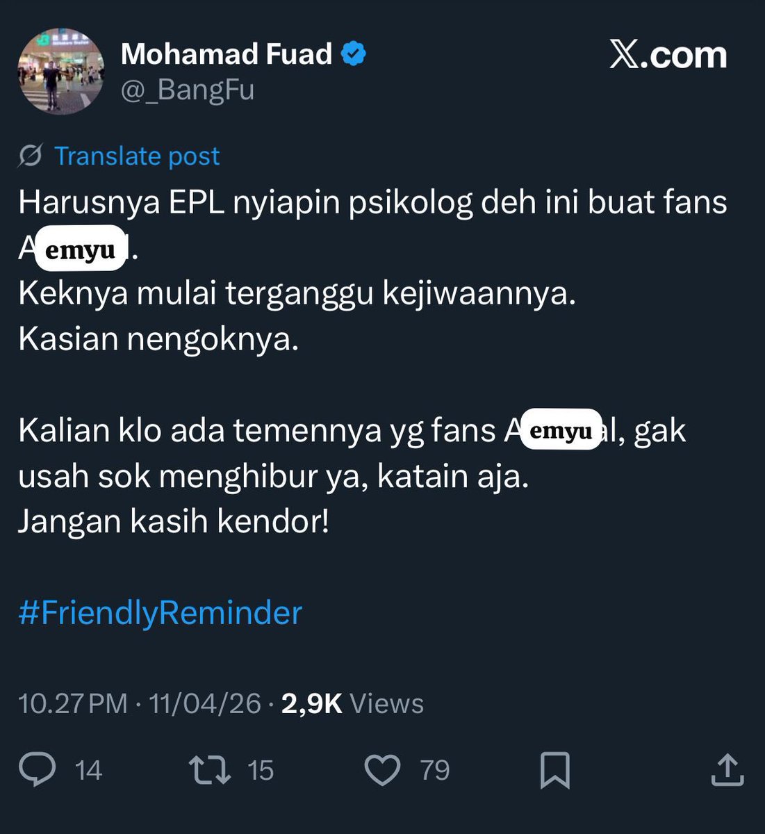 Ularkecil_'s tweet photo. @_BangFu Ludah sendiri rasanya gimana? 🤣🤣🤣🤣🤣 https://t.co/vxiHggsAun