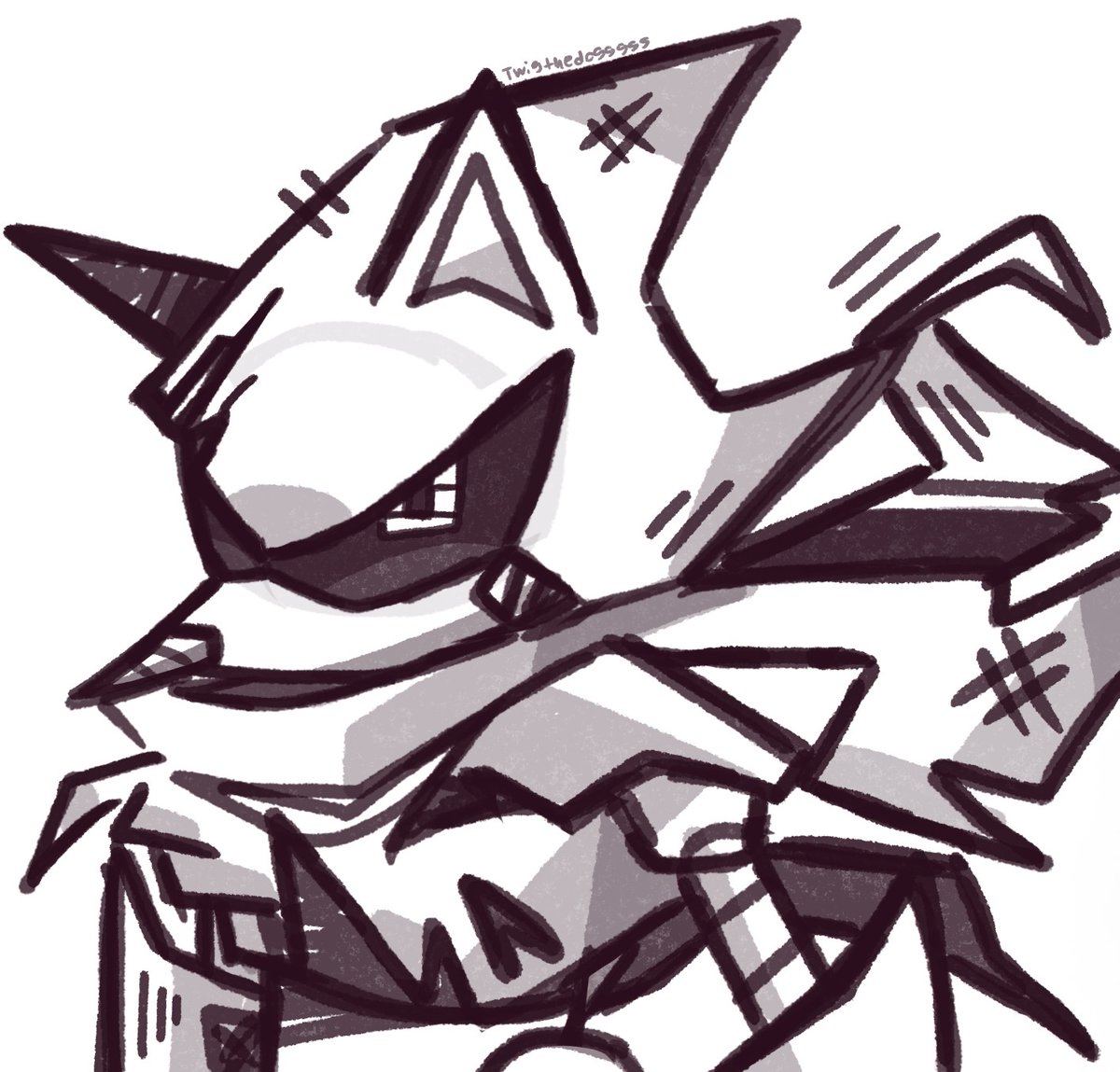 Twigthedoggggg's tweet photo. uh first time drawing Jake #theycalledmesonic #sonicexe https://t.co/Klodkjpfva
