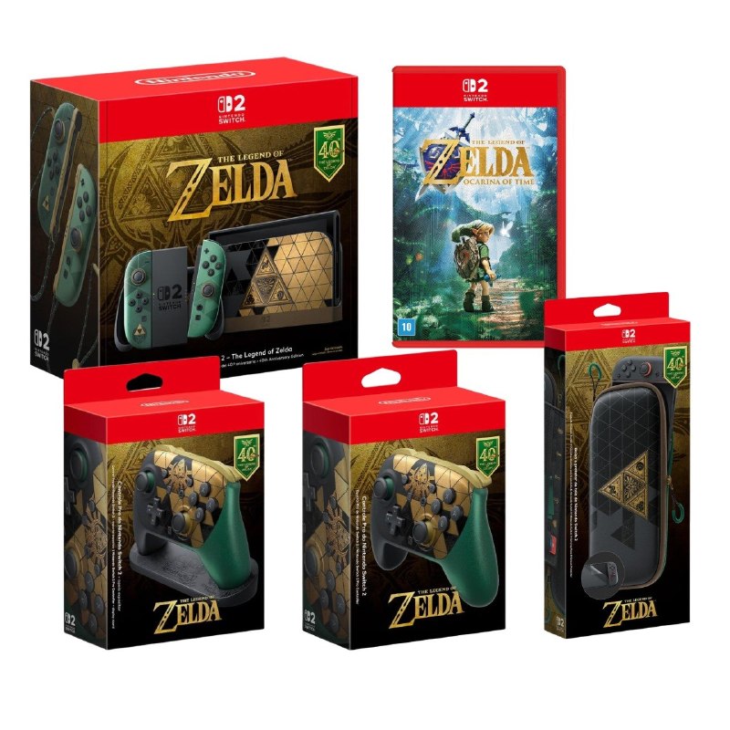 DescontoGamer's tweet photo. Links da Pré-venda de Itens Coleção 40 anos de The Legend Of Zelda! (ATUALIZADO!)

É HOJE DE MANHÃ, ENTRE 09h e 10h!

• Console Nintendo Switch 2
Amazon 👉 https://t.co/ze3bX1TOT9
KaBuM! 👉 https://t.co/ZSbvwGDnU1

• Pro Controller 2 + Stand
Amazon 👉 https://t.co/EGIOlalqRI
KaBuM! 👉 https://t.co/4IKtXCgvC0

• Pro Controller 2
Amazon 👉 https://t.co/Yua4Fiy1sE
KaBuM! 👉 https://t.co/l9YutRzqdO

• Bolsa de Transporte
Amazon 👉 https://t.co/nZ3gWGYHCG
KaBuM! 👉 https://t.co/gNpp6EgLz0

• Jogo
Amazon 👉 https://t.co/g0SOqJZdNa
Mercado Livre 👉 https://t.co/lDzDN9Q0ve

🔥 Grupos de Promoções:
👉 https://t.co/DzkKoL9A1R