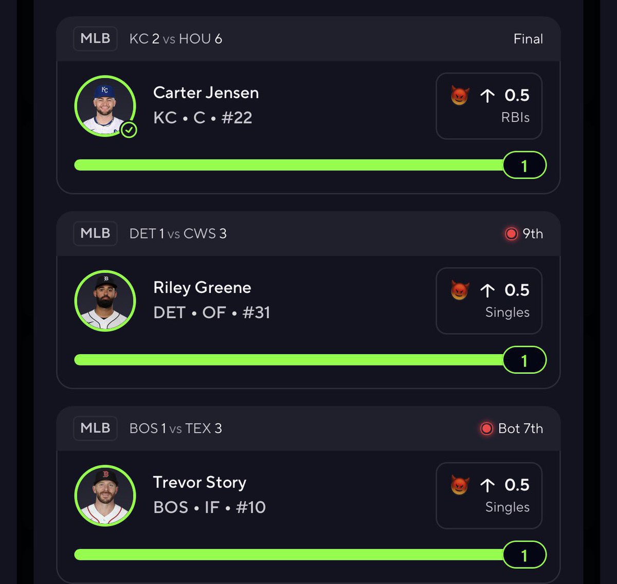 Mr_Robins11's tweet photo. CASH 3/3✅✅☢️✅☢️✅☢️✅☢️✅

If you tailed the last 3 you cashed for 10x😈😈
#NBA 🏀 | #WNBA | #CBB 🏀 | #PrizePicks 🔐 | #PROPS | #POTD 📋 | #Picks | #MLB ⚾ | #Gambling𝕏 | #Parlay https://t.co/eVIoupQesz
