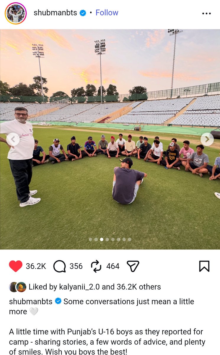 Obliviate017's tweet photo. Really appreciate the efforts of Shubman Gill and his father in inspiring kids to take up sports  distributing kits,  building grounds at his village ,meetups 

Punjab battling the drug menace, encouraging youth towards sports can give them a positive direction and purpose. https://t.co/ETg4DwzPgi