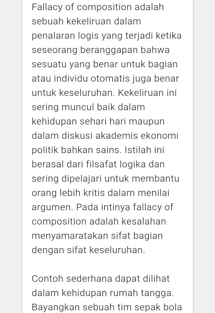 TFardhan900's tweet photo. @bangjoorom @user098265111 @HalaBarca19 @barcastuff_idn Kalau itu orang yang sama atau argumen itu disepakati semua orang di kelompok tersebut baru disebut standar ganda, ini mah orang yang berbeda pendapat dek, bukan standar ganda, pengetahuan lu sekecil apa sih, yg begini aja gapaham, lucu 🤭 https://t.co/yM69xZaFZ2