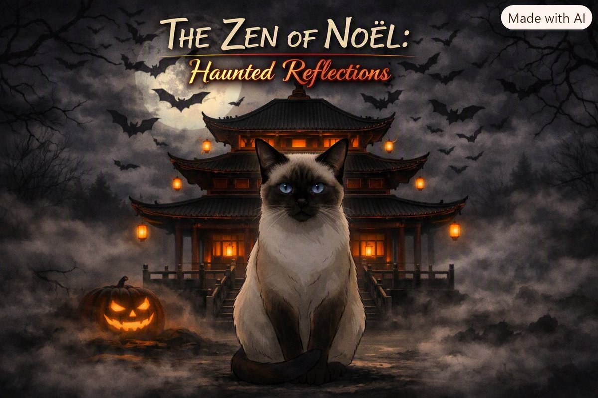 RokisRace's tweet photo. THE ZEN OF NOรL
The night is not dark. It is simply wearing its favorite outfit.
#FallOfFavor # #BringScruffyHome #RokisRace #SiameseCats #Zen #Peace https://t.co/BXmV32xylw