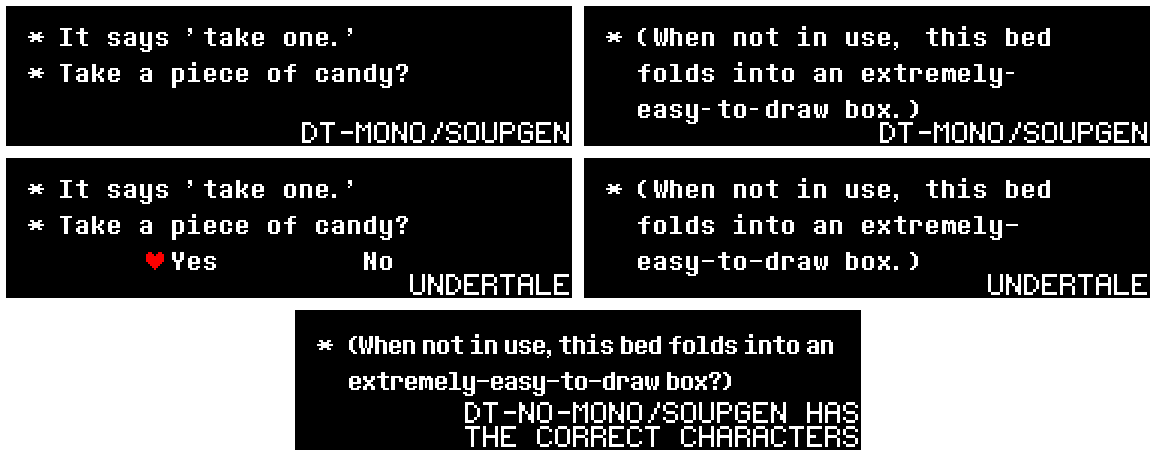 Omega97Hyper's tweet photo. @SnowTheFox122 this is a nitpick that doesn't really matter but the dt-mono font you're using is slightly inaccurate https://t.co/Rz4aSrNMVX