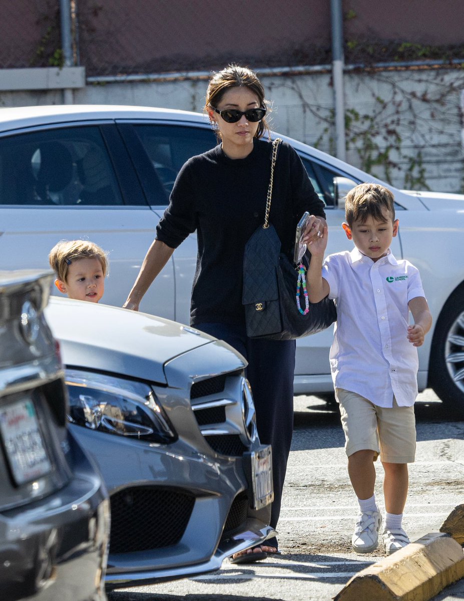 ThoughtCatalog's tweet photo. Brenda Song spotted grocery shopping with her two boys at Trader Joe's in Toluca Lake, no Macaulay Culkin in sight. https://t.co/zLfdUlFUQy