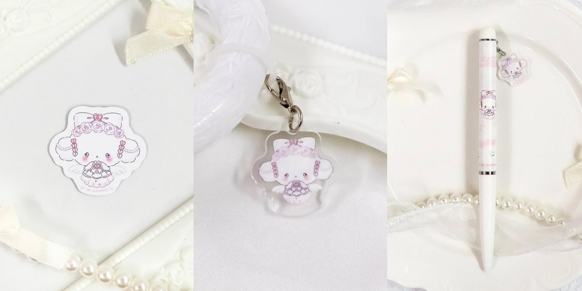 CGMN_goods's tweet photo. ＼🚨9/18(金)発売⚠️／
𓊆⋮【サンリオ×LAFARY】ときめき戦士 -Lumina- ⋮𓊇
-----
話題のシリーズがオンラインにも登場🎉
ホワイトローズな儚かわいいこぎみゅんにきゅん🪽💗🌾
https://t.co/4BvHAbbTMu https://t.co/gOnqLtsApN