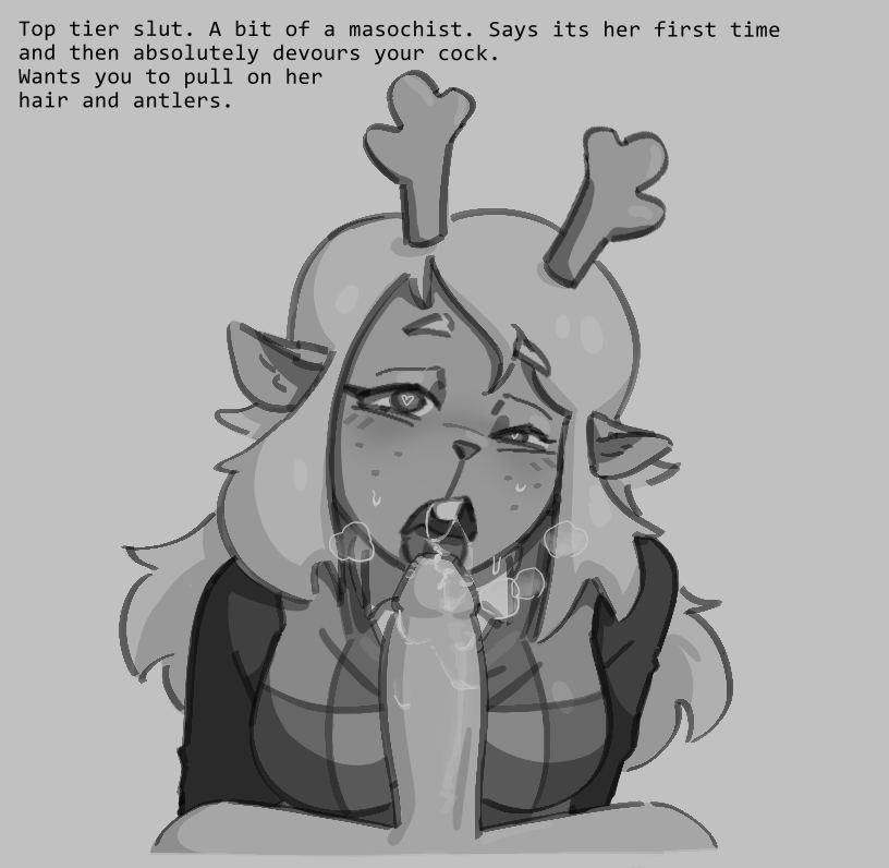 MariLewyd's tweet photo. Rating blowjobs from different Deltarune characters: Noelle #art #nsfw #deltarune #deltaruined https://t.co/Kpgs1qd2ot