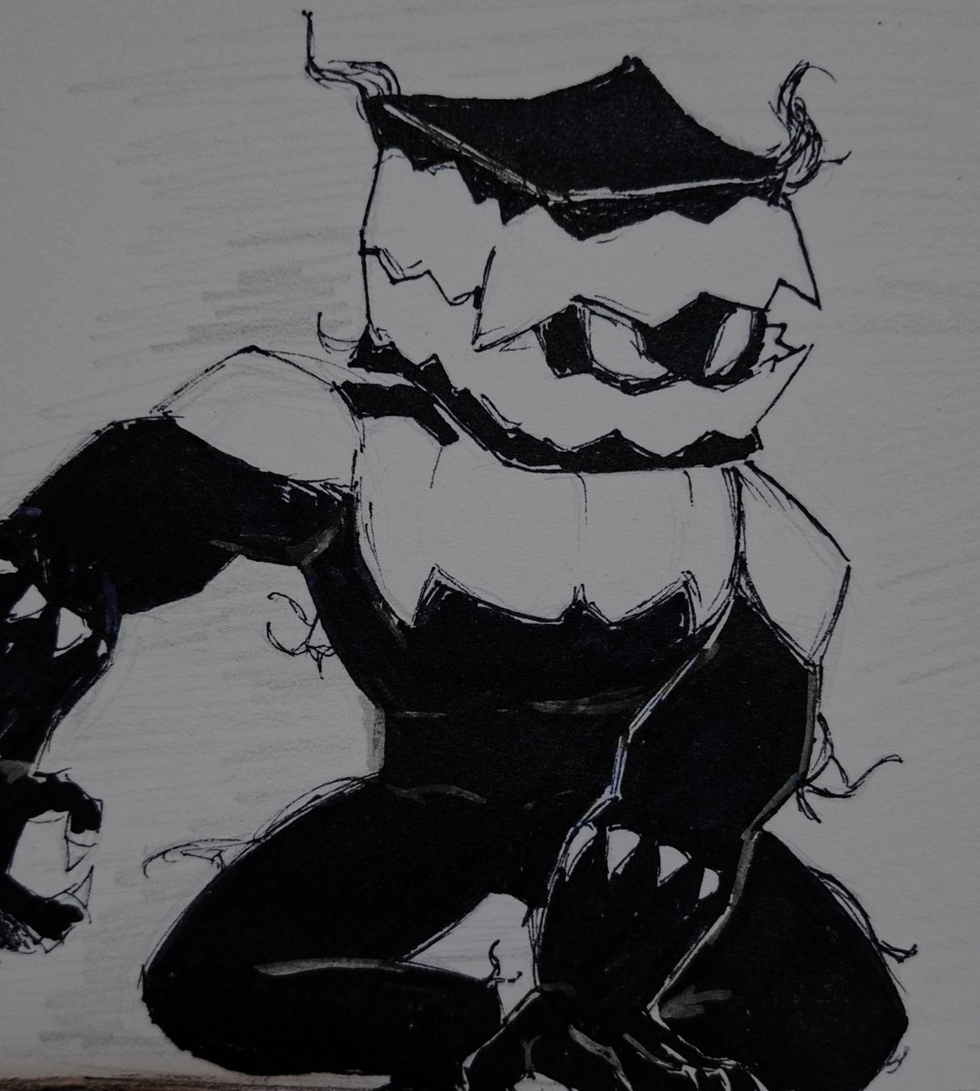 tamargirl25's tweet photo. I’ll draw it digitally next time. I already love Venom Caine https://t.co/JPk4LnLgFY
