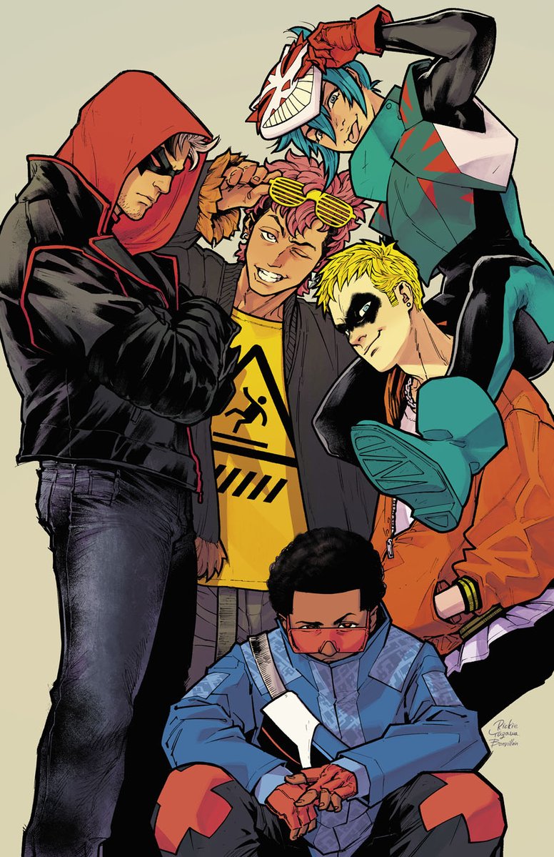KyleDHiggins's tweet photo. Hey Teen Titans fans! Thanks to YOUR demand, issue 1 has SOLD OUT and is going back to print! Now, with a killer new cover by @RYagawa! And check out how perfect it pairs with New Titans?!

From all of us, thank you for making our corner of the DCU so much fun! https://t.co/CQDPFdsZ74