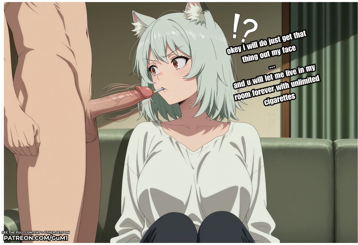 GuM1LAB's tweet photo. "Where is Yani Neko"
Broke, filthy, and somehow still the one you keep coming back to. That ashtray mouth does more than complain~♡
Full COMIC Set on P4tre0n
#rule34 #porn #hugeass #anime #nsfwtwtًً #nsfwtwt #lewd #thicc #hugebreast #2dporn #2dhentai #nsfw #hentaivídeo https://t.co/lWcK26nC5F