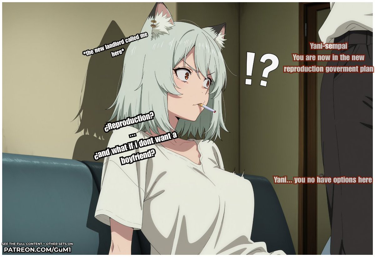 GuM1LAB's tweet photo. "Where is Yani Neko"
Broke, filthy, and somehow still the one you keep coming back to. That ashtray mouth does more than complain~♡
Full COMIC Set on P4tre0n
#rule34 #porn #hugeass #anime #nsfwtwtًً #nsfwtwt #lewd #thicc #hugebreast #2dporn #2dhentai #nsfw #hentaivídeo https://t.co/lWcK26nC5F