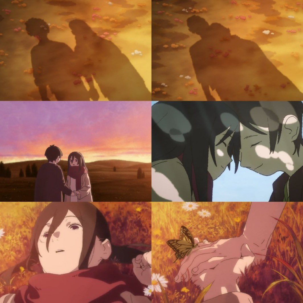 mikasalover's tweet photo. Your monthly reminder that Eren and Mikasa reunited with each other in the afterlife https://t.co/VK5dsAX9KG