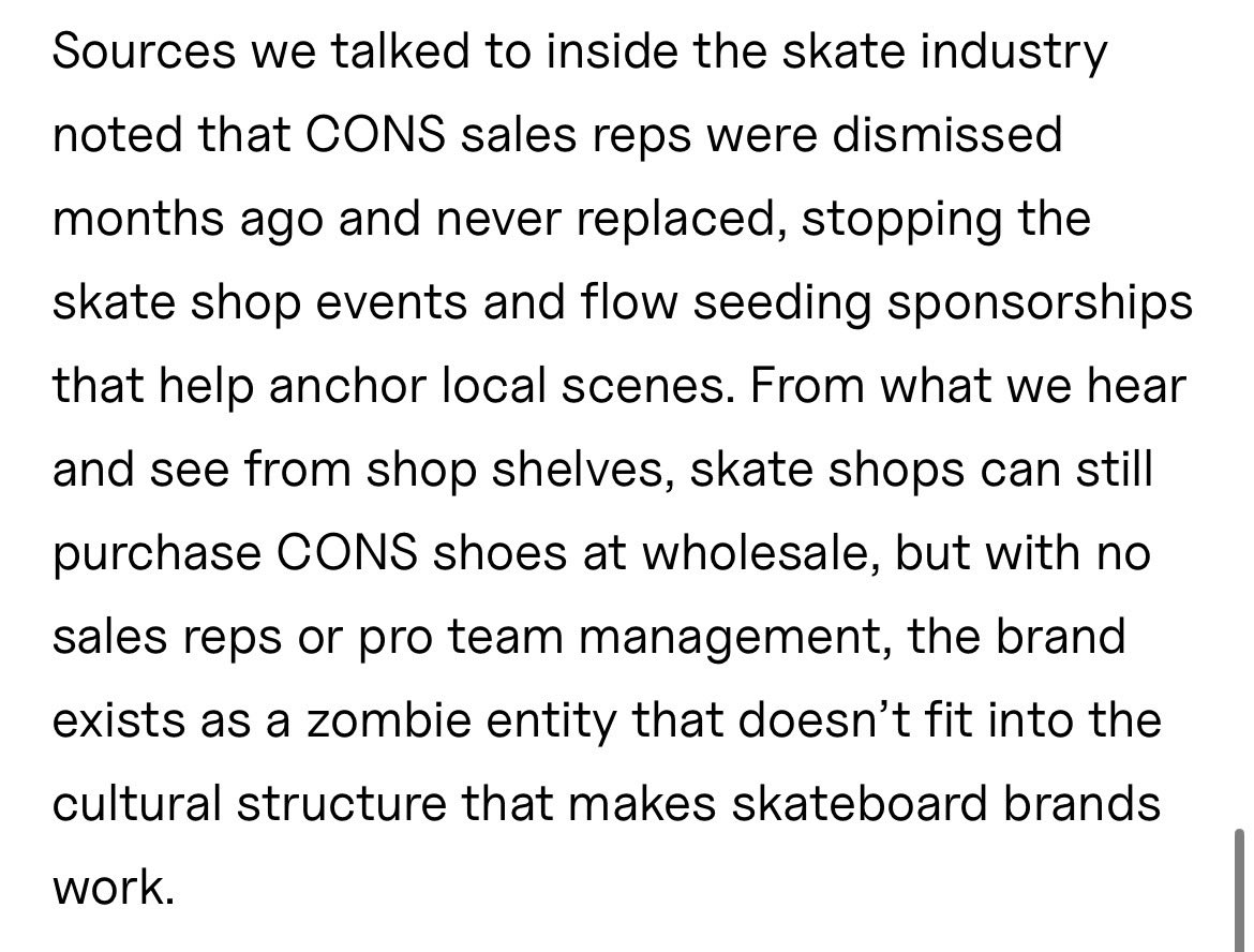 PotCzach's tweet photo. wrote an explainer about skateboarding’s latest shoe woes https://t.co/IHurvvNdQj