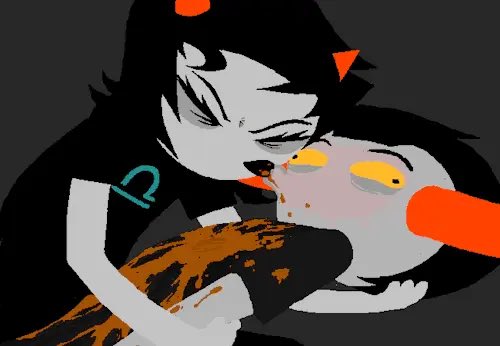 Claurophobia's tweet photo. When ur homeboy just shat all over himself, but y’all under the mistletoe 
#homestuck #relatable https://t.co/OPg9KHHp3E