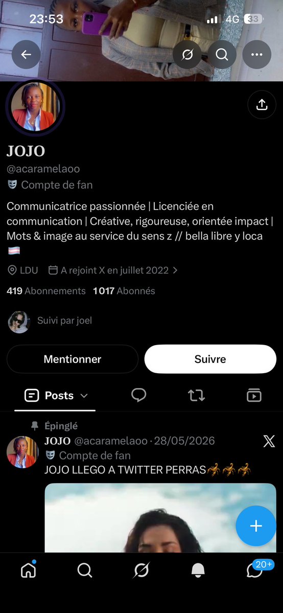 omondoker's tweet photo. Bonjour @acaramelaoo,

Je vous demande de bien vouloir cesser immédiatement d’utiliser et de publier mon image sur votre compte sans mon autorisation.

Je ne vous ai jamais donné mon accord pour l’utilisation de ma photo. Merci donc de supprimer les publications concernées et de ne plus utiliser mon image à l’avenir.

Je vous remercie de respecter ma demande.