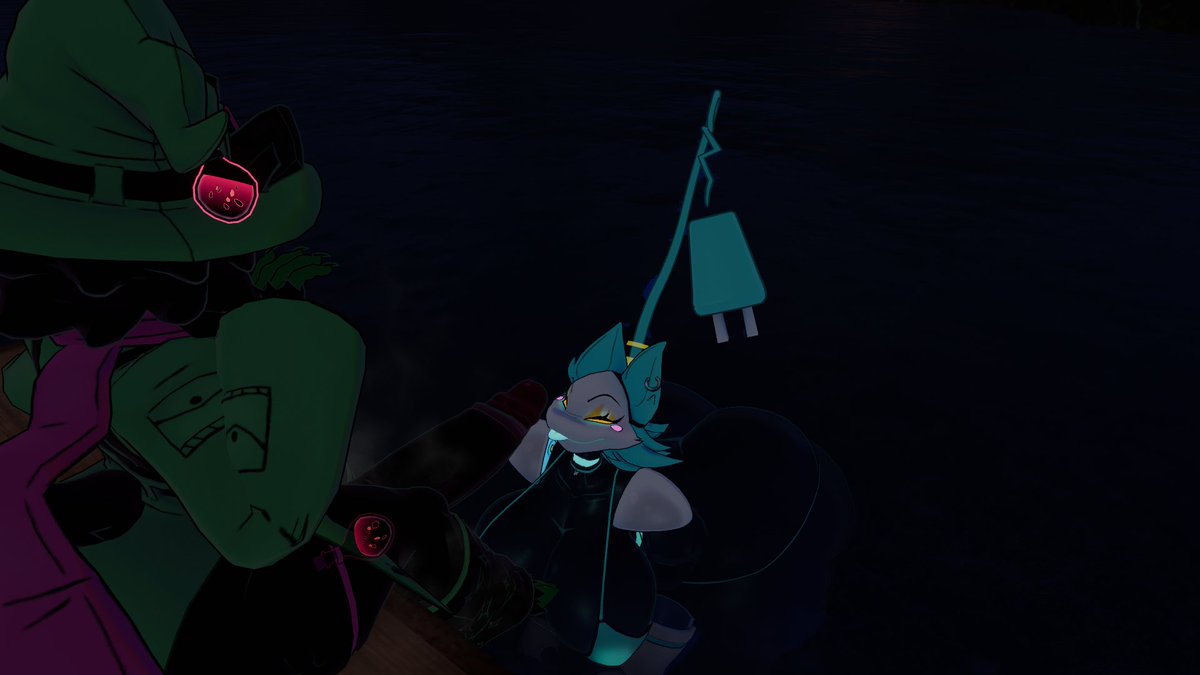 LethAfterDarkVR's tweet photo. Just a normal relaxing night for the goat prince-

wait-

who is that?!~

(collab with @NovaWhore0 )

#vrcnsfw #vrclewd #vrc #Undertail #yiff https://t.co/oA8IUfcO7E