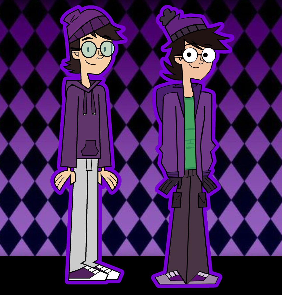 VicariousSaurx's tweet photo. Puse los rediseños al lado de los pngs normales para el tt pero bruuu They are not the same characters anymore😭🙏🙏🙏🙏🙏 https://t.co/rksGt2NPLP