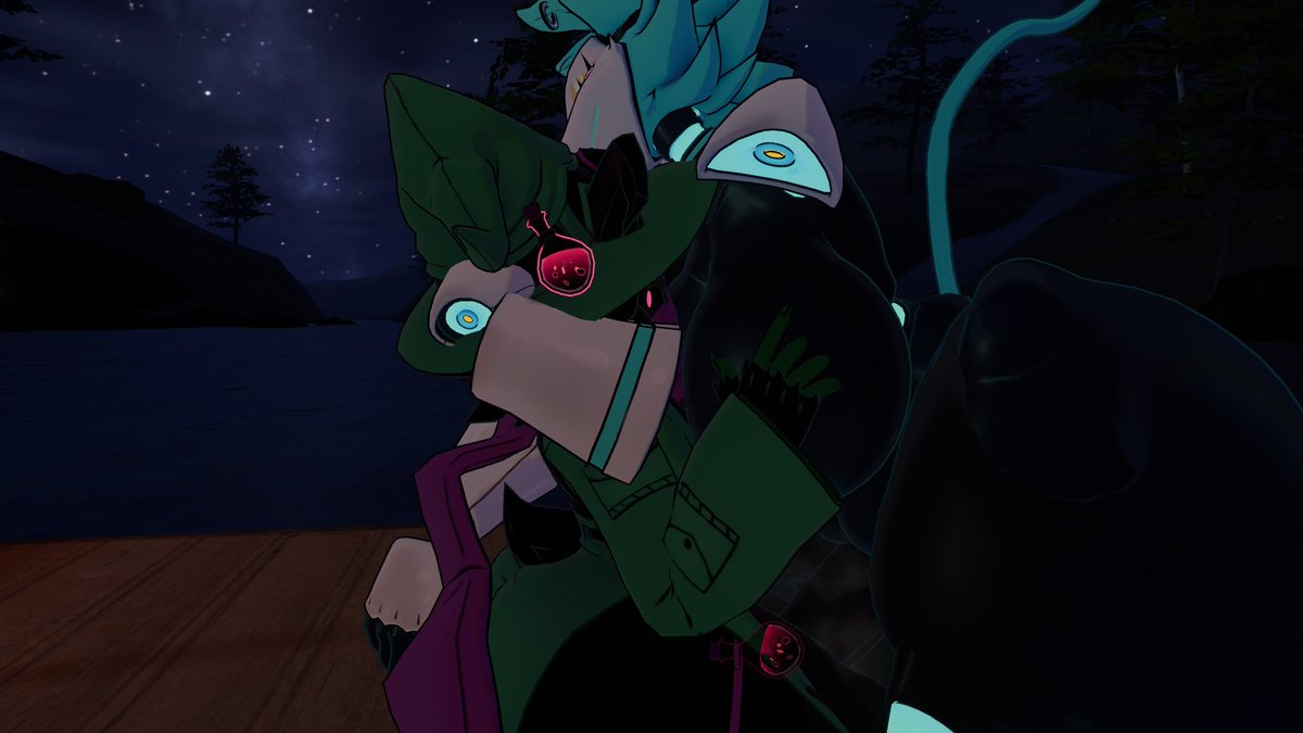 LethAfterDarkVR's tweet photo. She really isn't letting the poor prince go!

He thinks it's just this round too... why is she standing?~

(collab with @NovaWhore0 )

#vrcnsfw #vrclewd #vrc #Undertail #yiff https://t.co/tlfYdDSlkL