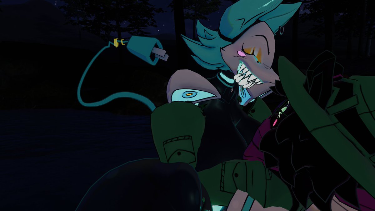 LethAfterDarkVR's tweet photo. She really isn't letting the poor prince go!

He thinks it's just this round too... why is she standing?~

(collab with @NovaWhore0 )

#vrcnsfw #vrclewd #vrc #Undertail #yiff https://t.co/tlfYdDSlkL