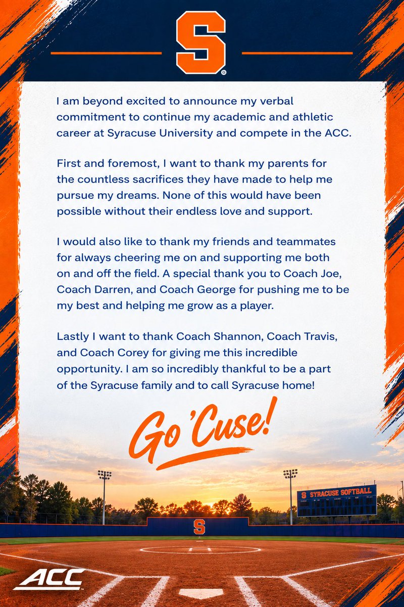 ninagross2028's tweet photo. Cuse!! 🧡🧡#commited #ACC @GPER @GoldGarvey @CuseSB @CoachTravisOwen @sdoepking11 @ExtraInningSB @LineDsoftball @SoftbalAmerica @PrepSoftball https://t.co/jhb146dkt1