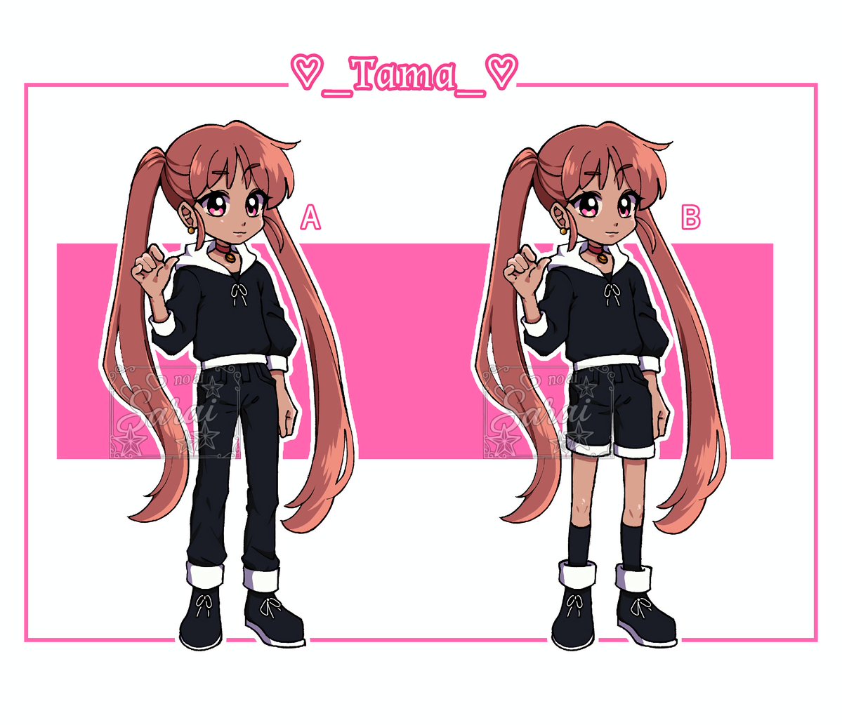 0_s_a_r_a_i_0's tweet photo. ♡ * ˚ ★  Tama-chan ★  ˚ * ♡

Which one do you like better, A or B? 

★ * ˚♡ Let me know! ♡˚ * ★ 

#DigitalArt #CuteArt #KawaiiArt #OC #OriginalCharacter #ArtMoots #SmallArtist #SmallArtAccount #ArtistOnX https://t.co/F2bm6H2bw9