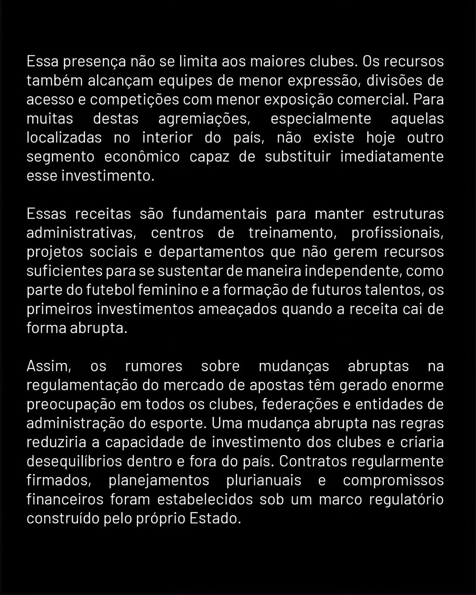 Gremio's tweet photo. O fim do futebol Brasileiro https://t.co/FjO1735L5I