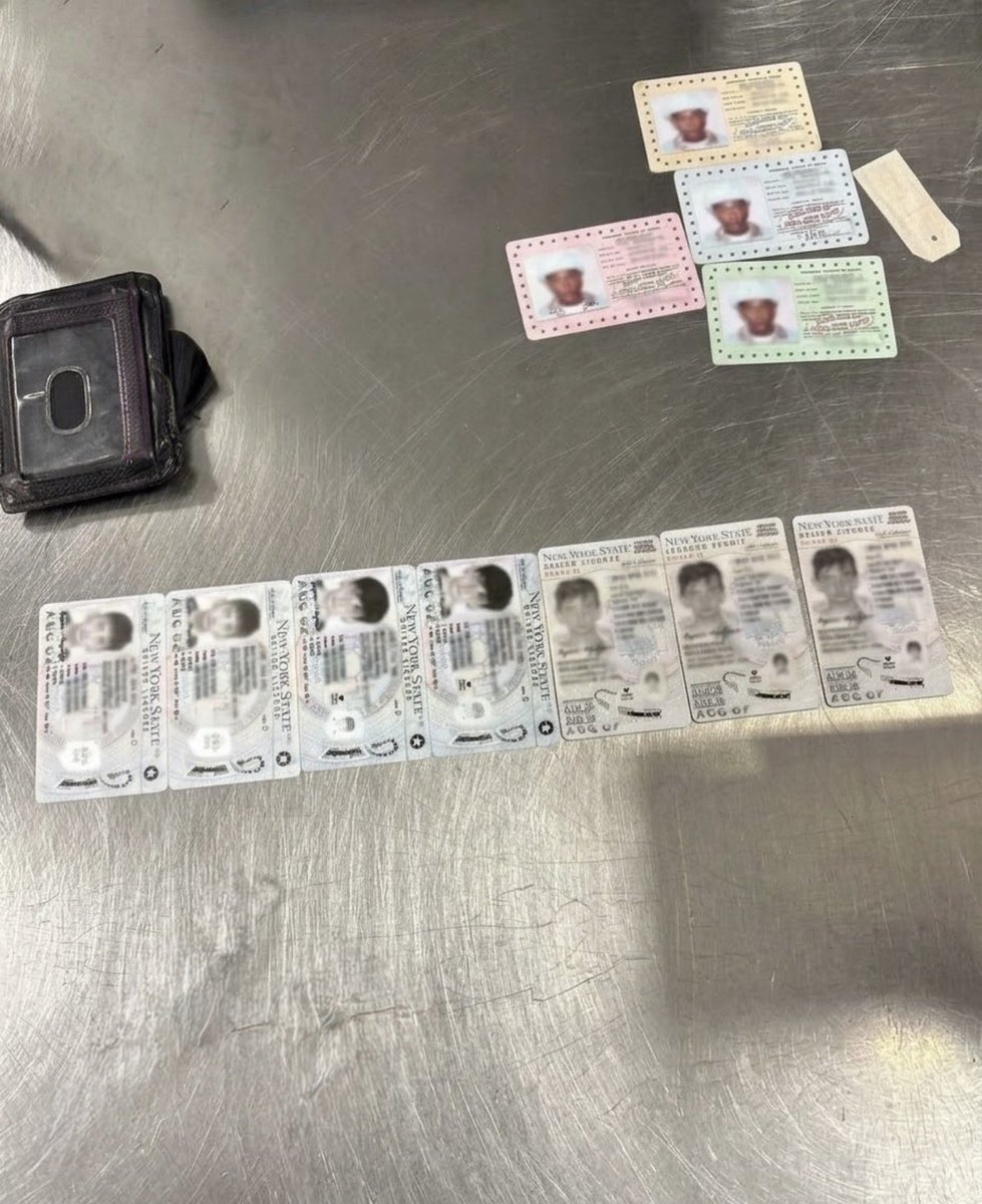 Complex's tweet photo. TSA just Mistook Tyler the Creator Merch for a Fake ID

TSA really thought Tyler, the Creator’s ‘Call Me If You Get Lost’ ID cards were fake IDs and posted them as confiscated evidence.

[📸: via/ X TSA] https://t.co/UdPGFuBR68
