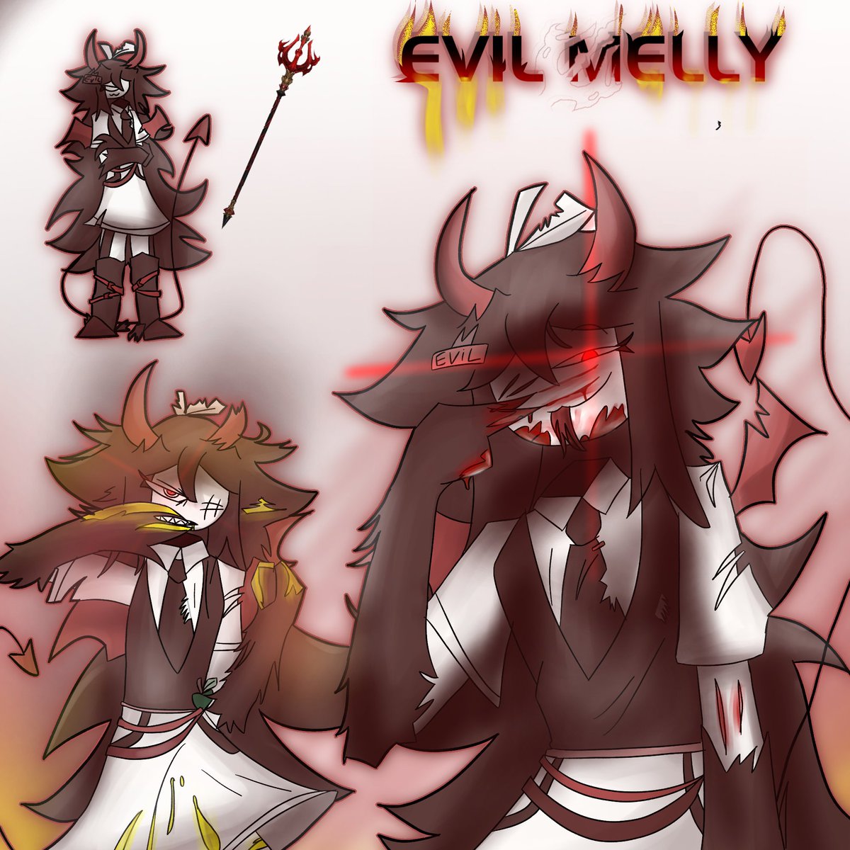 jetguy_12's tweet photo. I think.. I like this demon's new look a bit too much🥹😭
(dw abt the random in the corner) [@evilmellyapple ]

-#Fpe #Evilmelly  #fundamentalpapereducationfannart https://t.co/A1x4ZrBQSV