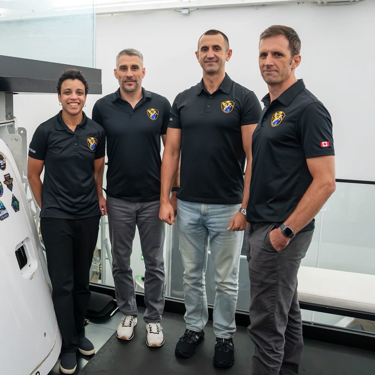csa_asc's tweet photo. Today, Joshua Kutryk and the rest of Crew-13 are starting their quarantine period ahead of launch, currently scheduled for early October. https://t.co/OiMwL9CMpw https://t.co/wTOvSFROGy