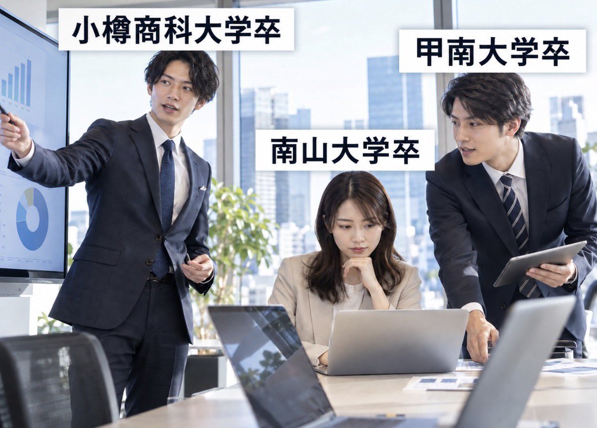 Shukatsu_0707's tweet photo. 大企業に入って驚いたこと4位

→ ここらへんの大学出身の人はバケモノ級に仕事ができる https://t.co/zbEzasHPC6