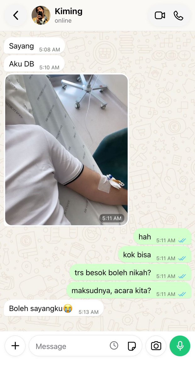 crazzyvi's tweet photo. tampilannya kaya wa imess asli 🫠 https://t.co/cXAxeF44Ym