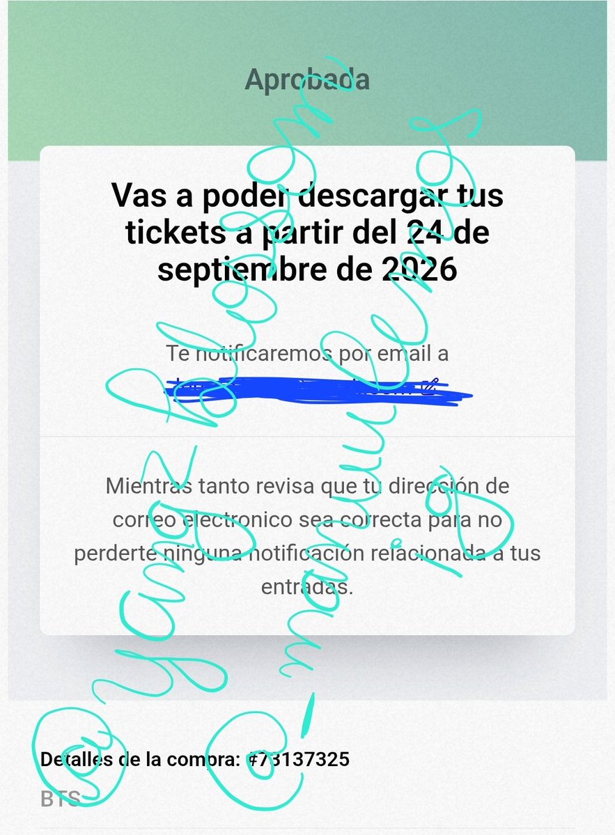 yangzblossom's tweet photo. 🇧🇷VENDO INGRESSO PRO SHOW DO BTS NA ARGENTINA
24 de outubro
Pista
🇦🇷VENDO MI BOLETO BTS ARGENTINA
24 de Octubre
Campo
#BTS_WORLDTOUR_ARİRANG #BTS_WORLDTOUR_ARİRANG_ARGENTINA #BTSARGENTINA #BTSLATINOAMERICA
TAGS; BTS, ingresso bts, compra bts, venda bts, vendo bts, BTS Brasil https://t.co/cl5MpujnhU