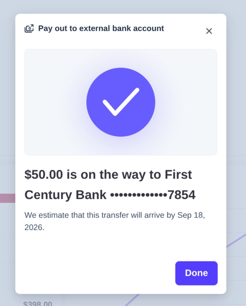 javedbuilds's tweet photo. round 2 😅

Stripe payout is now on the way to the new bank account.

$50 test this time.

not calling it a win until the money actually lands. https://t.co/c6WFqaxbwj
