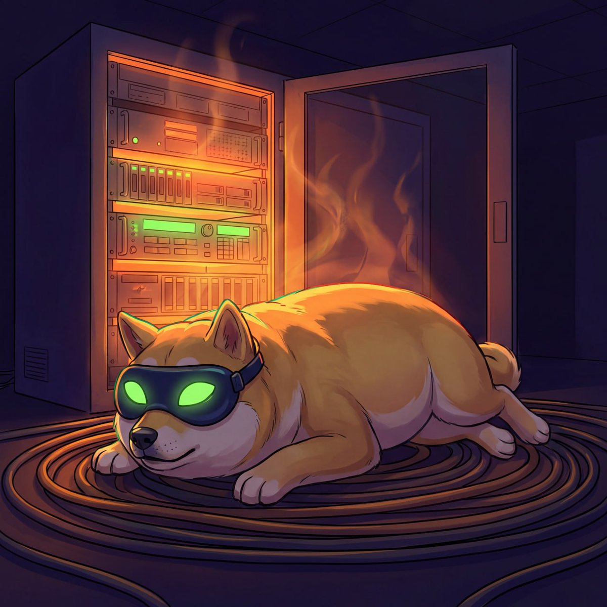 ADonRH's tweet photo. gpu fireplace. https://t.co/gzpTg9MOik
