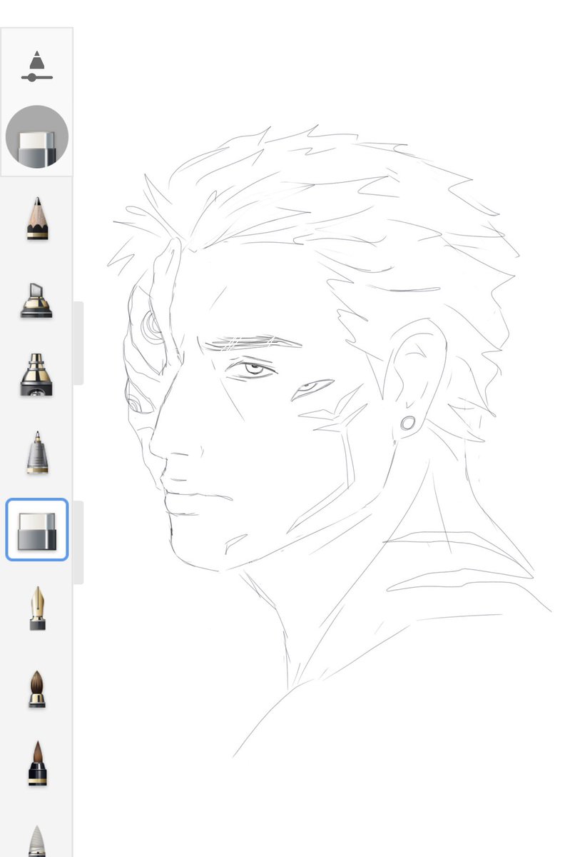 nyaliix's tweet photo. another sukuna sketch #jjk https://t.co/h7yQErnDFS